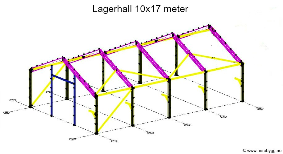 Lagerhall 10x17 meter